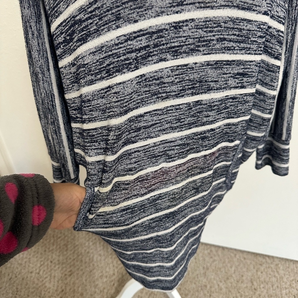 Market and Spruce Womens striped dolman sleeve stretchy tunic top size Medium - Picture 5 of 10